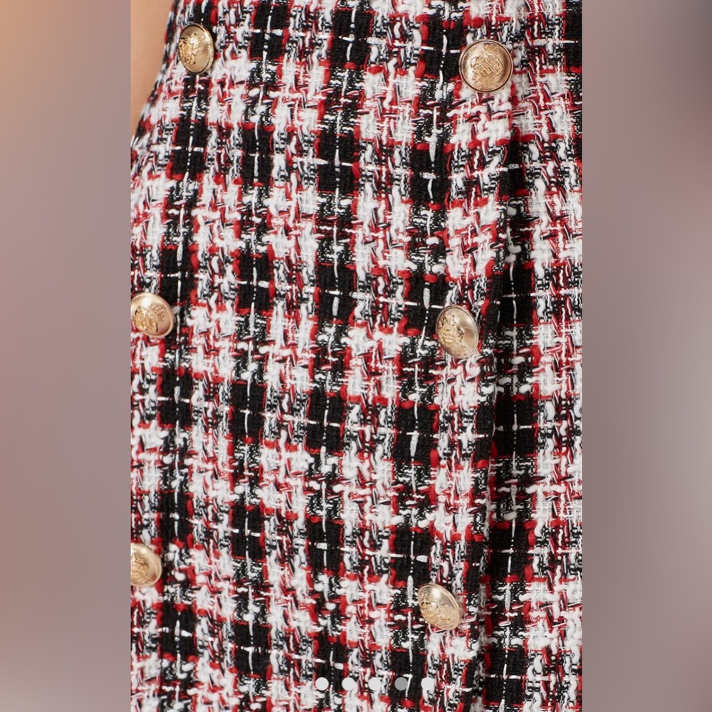 Lioness The South Bank tweed skirt, size XS - Picture 3 of 6